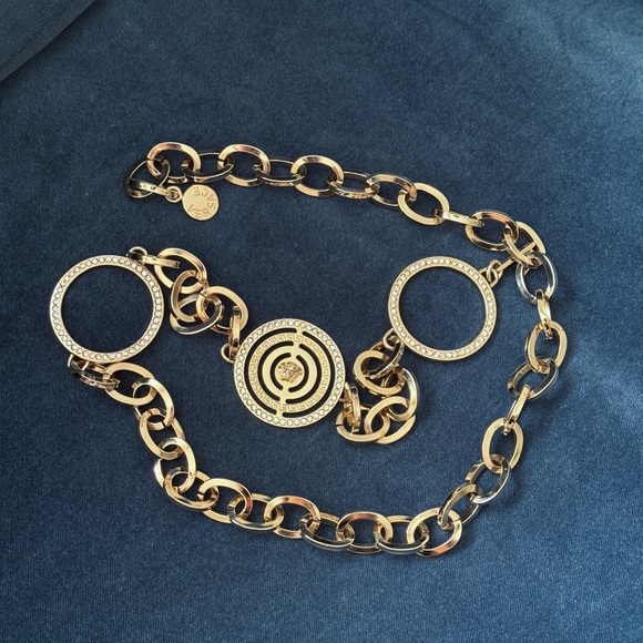 Versace Accessories - Vintage Versace
Medusa Rhinestone
Chain Belt